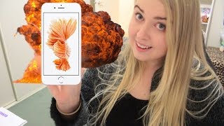 UNBOXING AN APPLE IPHONE 6S IN ROSE GOLD [upl. by Ettevroc]