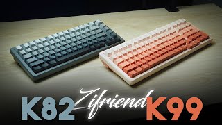 Minimalistic Budget Mechanical Keyboards✨ Zifriend K82 amp K99 Review in Bangla [upl. by Yhtnomit]