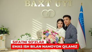 Sifatni sozlar emas ish bilan namoyon qilamiz [upl. by Akeirahs]