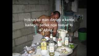 NAGLEMMESAK ITI ARAK ilocano song karaoke with lyrics [upl. by Jentoft]