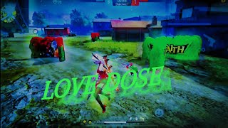 LOVE DOSE 🥰 FREE FIRE EDITING FREEFIREEDITING freefire [upl. by Ardnalak]