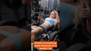 Fitness is Everything Quick Workouts for a Healthy Life fitness fitnessgoals viralreel usa [upl. by Ahsiem15]