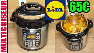 LIDL multicuiseur électrique le COOKEO MOULINEX by LIDL SILVERCREST SSM 1000 A1 autocuiseur pression [upl. by Dacie]