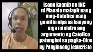 Isang kaanib ng INC ni Manalo malapit nang magCatolico [upl. by Hammer833]