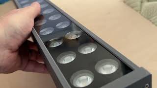 ATCD Linkable LED Wall Washer Light with RF Remote Review Heck of a light for the money [upl. by Ojyma]