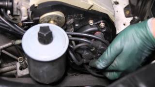 Mercedes M119 V8 Engine Inspection Part 3 Distributor Cap Rotor and Wires [upl. by Aihsekat475]