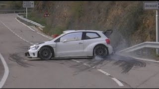 Test Ogier and Latvala with Volkswagen Polo R WRC [upl. by Nims]