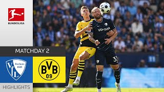 Bochum Fights off a Draw  VfL Bochum  Borussia Dortmund 11  Highlights  MD2 Bundesliga 2324 [upl. by Seligmann]