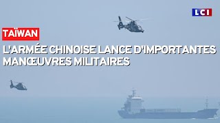 Taïwan  larmée chinoise a tiré quotde multiples missiles balistiquesquot [upl. by Tayler440]