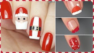 UNHAS DECORADAS PARA O NATAL 🎅🎄 [upl. by Nahsar]