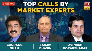 Share Market Updates Live  First Stocks Trade  Sanjiv Bhasin  Gaurang Shah  Avinash Gorakshakar [upl. by Eugor]