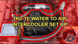 DIY 1KZTE Water to Air Intercoler Setup  Toyota Hilux [upl. by Traci]