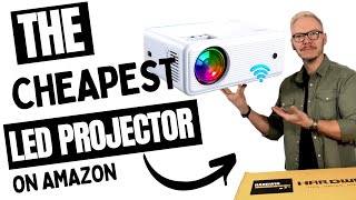 The cheapest LED projector on Amazon Is it worth it ClokoWe GC003 [upl. by Eiramanad]