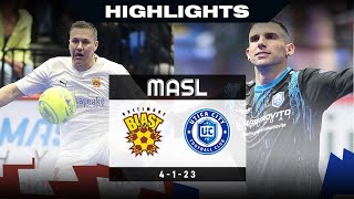 Baltimore Blast  Utica City FC  4123  MASL Highlights 23 [upl. by Tteve507]