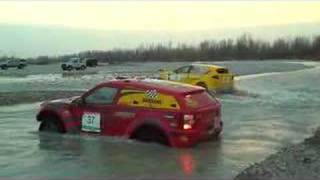 Italian Baja 2008  Latvian OS Car crossing water [upl. by Ettessil]