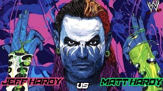 Family Warfare Jeff vs Matt Hardy – Money in the Bank  Ladder Match Showdown [upl. by Wilkison]