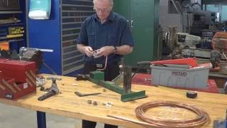 Copper Tube bendingHow to Bend Copper Tube a Tutorial by Kevin Ging [upl. by Abbe7]