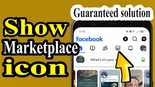 How to Get Facebook Marketplace Back [upl. by Josy]