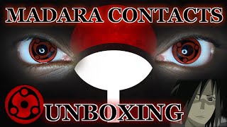 MADARA SHARIGNAN CONTACTS UNBOXING base mangekyou [upl. by Kimberley]