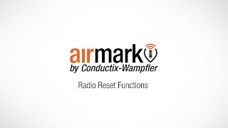 Airmark Radio Reset Functions [upl. by Annahsal871]