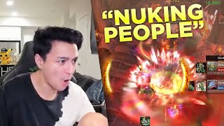 This Crazy Fun Elemental Shaman Build NUKES People  Pikaboo WoW Arena [upl. by Pyne560]