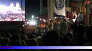 Medjugorje Youth Festival 2010 song quotAve Maria gratia plenaquot [upl. by Aidnyl]