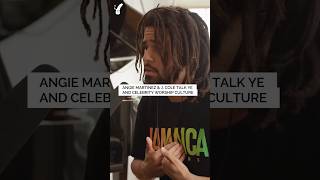 J Cole talks celebrity worship culture and those that abuse it like Kanye West [upl. by Nikolia]