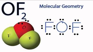 OF2 Molecular Geometry note precise bond angle is 1031 [upl. by Stein]