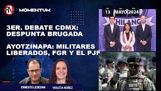 3er debate CDMX despunta Brugada  Caso Ayotzinapa el ejército la FGR y el Poder Judicial [upl. by Deenya200]