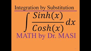 Integral of sinhxcoshx How to Integrate Indefinite Integration Calculus [upl. by Siubhan]