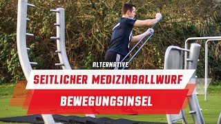 Feuer im Herzen Challenge  Bewegungsinsel  Disziplin 5 Alternative  Seitlicher Medizinballwurf [upl. by Garibald]