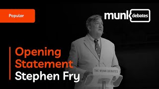 Munk Debate on Political Correctness Stephen Fry  Opening Statement [upl. by Ruzich]