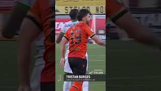 WHAT A GOAL TRISTAN BORGES 🤩  TELUS Goals Of The Month [upl. by Maidie]