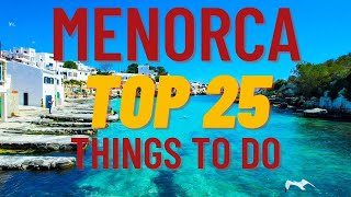 Menorca Spain  25 Best Things To Do  Menorca Best Beaches and Places  4K Drone Chill Music Video [upl. by Hsizan]