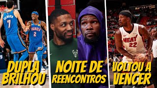 Lillard e Durant REENCONTRAM seus extimes  Chet e Shai BRILHAM contra Denver  Heat VOLTA a vencer [upl. by Hselin]