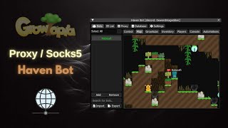 Growtopia Socks5 Proxy Usage  Haven Bot [upl. by Radack]