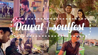 Minal appi k ghar dawat 😍  Soulfest Food festival [upl. by Normie]