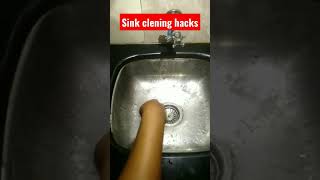 sink clening  just 2 minutes kichen craft shortstrendingviral viralvideo kichenhack [upl. by Atsirak]