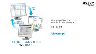 Vitalograph Spirotrac Vitalink Software Module 89001 [upl. by Eittap485]