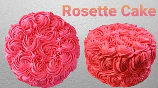 Rosette cake  Smash cake  Whipped cream Rosette cake [upl. by Sonitnatsnok]