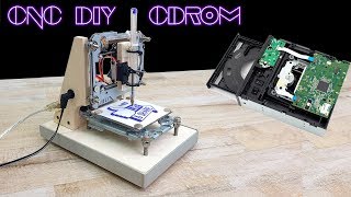 How to make mini CNC plotter 2D using scrap DVD [upl. by Sane]