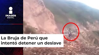 Bruja de Perú intenta detener deslave acaba aplastada y sin vida [upl. by Shum90]