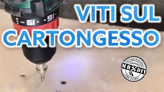 FAI DA TE Come avvitare le viti sul cartongesso e sul legno Fai da te Stanley inserto per viti [upl. by Kcitrap]