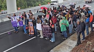 TRABAJADORES DEL PODER JUDICIAL SE MANIFIESTAN EN EVENTO DE AMLO EN MORELOS CANCELAN EVENTO [upl. by Ty786]