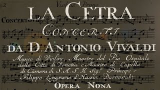 VIVALDI  La Cetra  Concerto RV 359 in B♭ major Op 9 No 7  1727 print [upl. by Arhat]