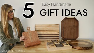 5 Handmade Woodworking Gift Ideas to Make amp Give This Season [upl. by Osy]