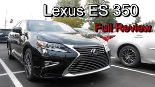 2016 Lexus ES 350 amp 300h Full Review [upl. by Licht]