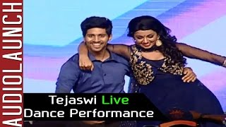 Tejaswi Madivada Live Dance Performance On Stage At Kerintha Audio Launch [upl. by Cheryl]