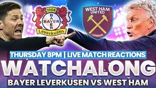 Bayer Leverkusen vs West Ham  Europa League Watchalong [upl. by Gnilyam631]