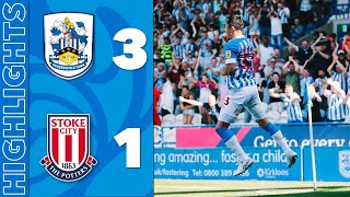 HIGHLIGHTS  Huddersfield Town vs Stoke City  Goals from Yuta Nakayama Danny Ward amp Jordan Rhodes [upl. by Nicolau]